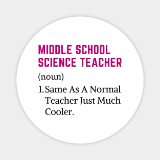 Middle School Science Teacher Appreciation Day Magnet